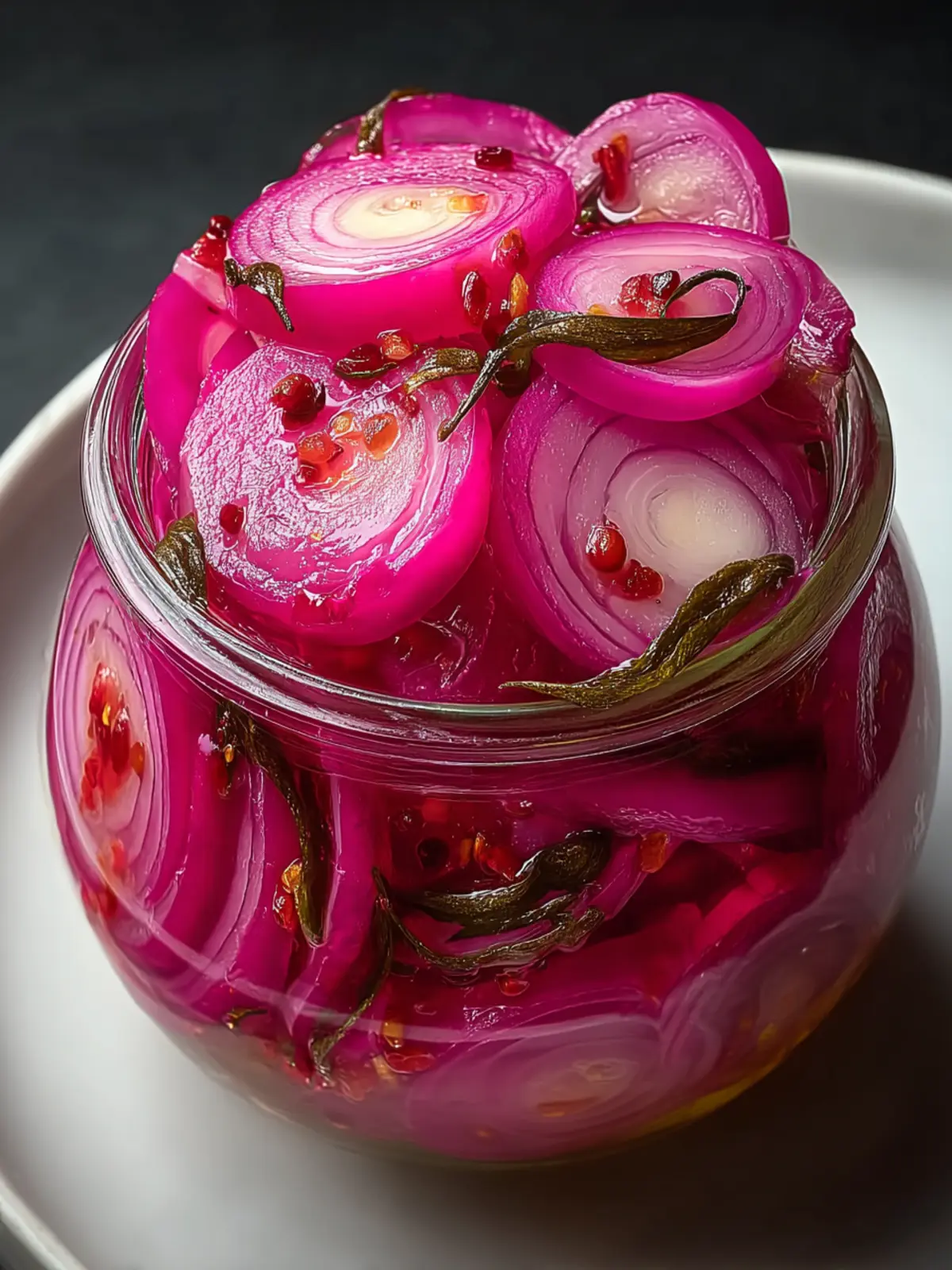Hot Honey Pickled Red Onions First Image