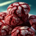 Quick Red Velvet Crinkle Cookies First Image
