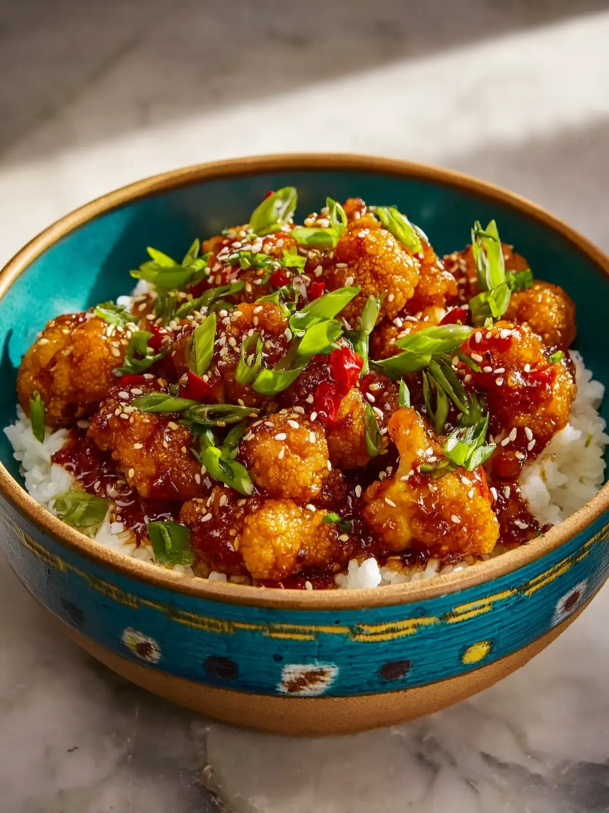 eneral Tso’s Cauliflower Bowls: A Cozy, Better-For-You Takeout Favorite First Image