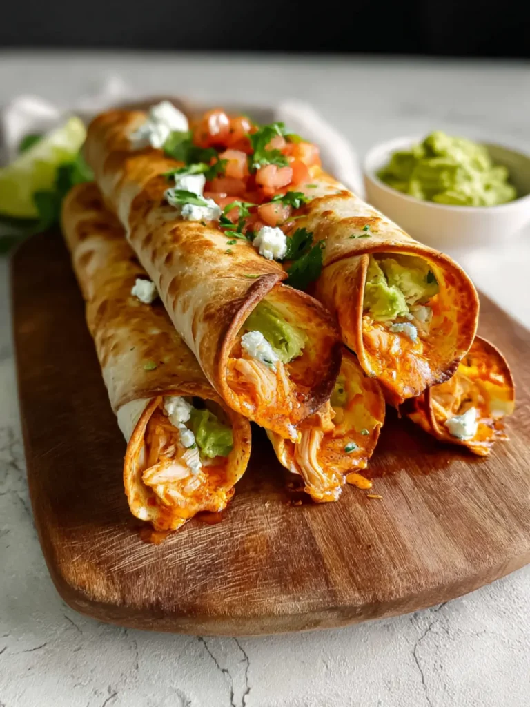 Buffalo Chicken Flautas First Image