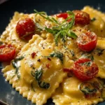 Creamy Tuscan Ravioli First Image