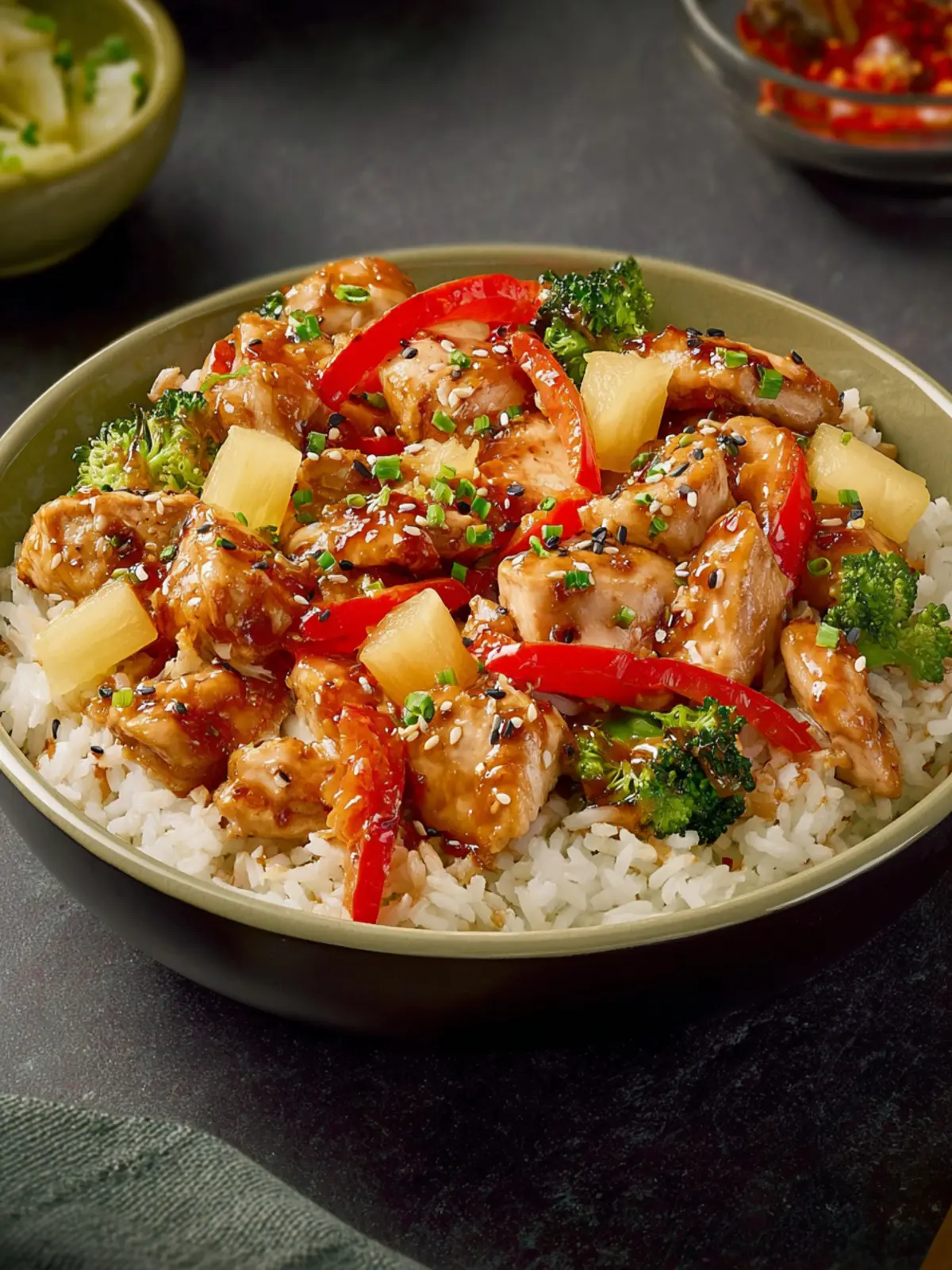 Pineapple Chicken Rice Bowl First Image