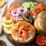 Smoked Salmon Bagel Board First Image