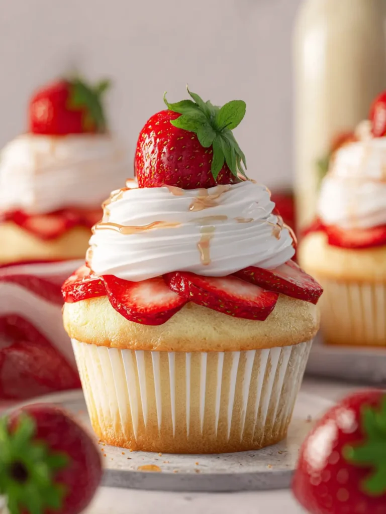 Strawberry Shortcake Cupcakes First Image