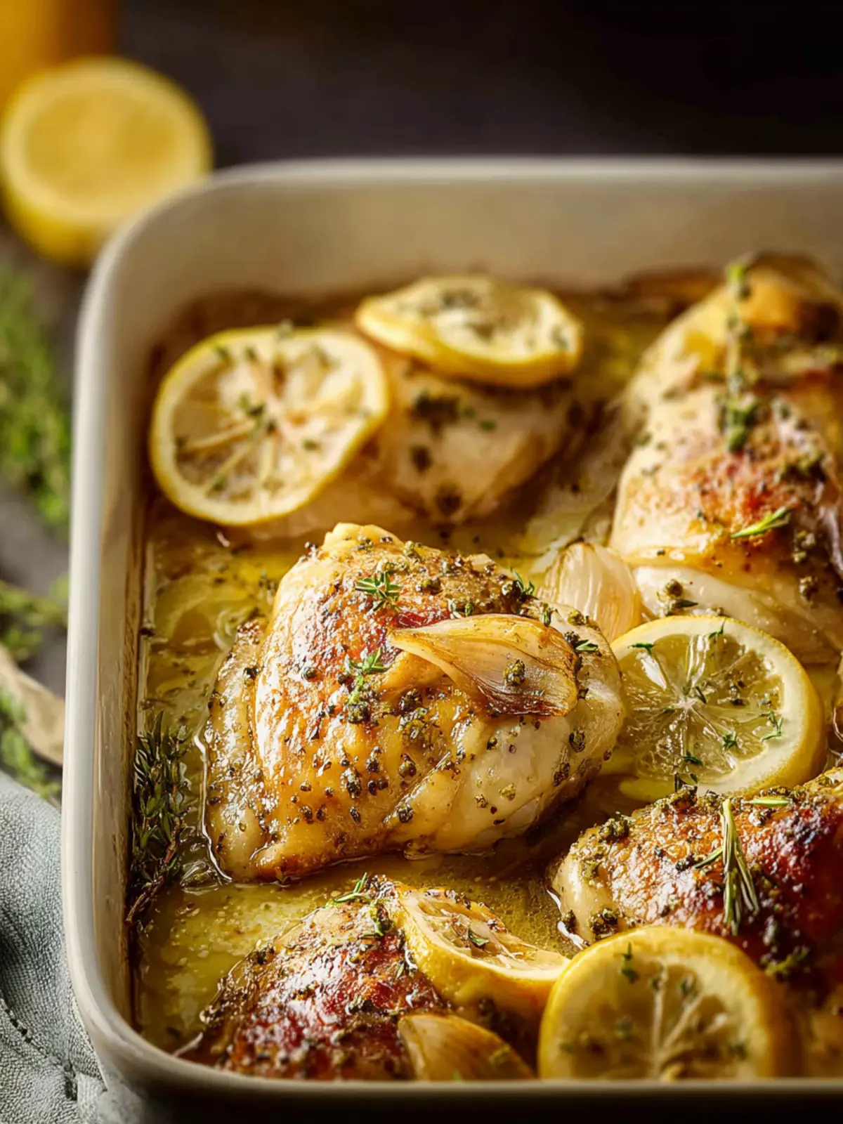 lemon chicken tray bake First Image
