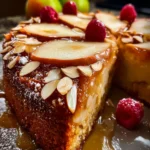 pear almond butter cake First Image