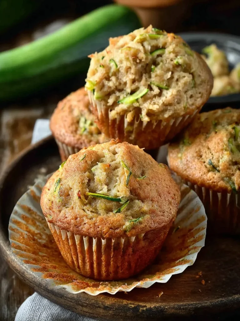 Banana Zucchini Muffins First Image