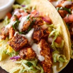 Blackened Salmon Tacos First Image