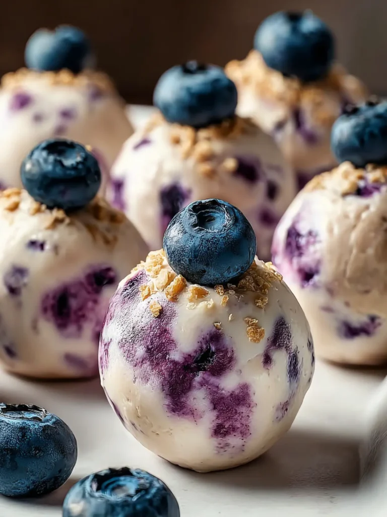 Blueberry Cheesecake Protein Bites First Image