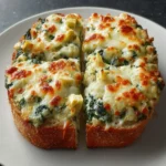 Cheesy Spinach Artichoke bread First Image