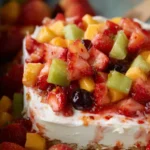Layered Cream Cheese and Fruit Salsa Dip First Image